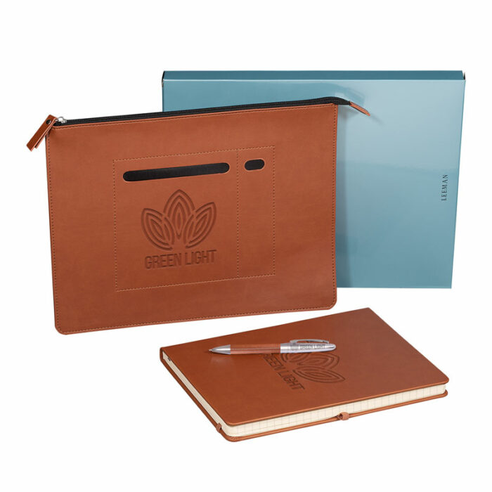 Tuscany Creative Notetaker and Organizer in Tan
