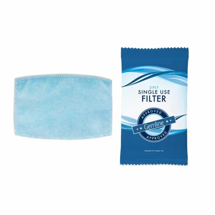 3-ply single use filters (10 filters per pack)